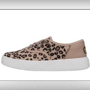 Hey Dude Women’s Conway W Desert Leopard Sneakers Size 11